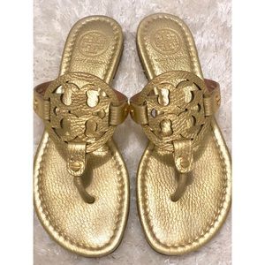 Tory Burch Gold Miller Sandal